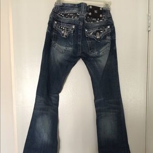 Miss me distressed bootcut sz 26.